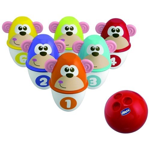 Игровой центр Chicco Fit&Fun Боулинг Monkey strike 5228 разноцветный