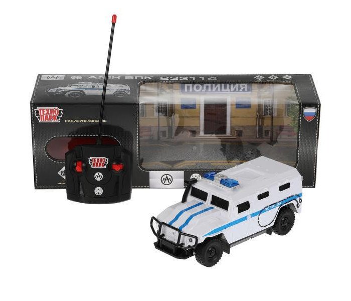 Радиоуправляемые игрушки Технопарк Машина радиоуправляемая АМН ВПК-233114 Тигр Полиция