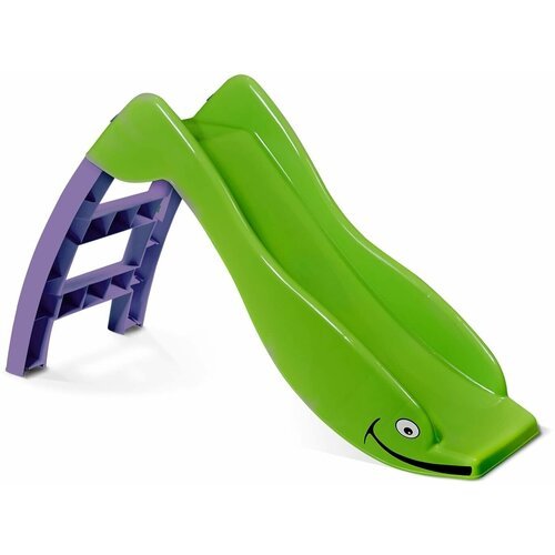 Игровая горка Sheffilton KIDS Дельфин 307 зеленый/фиолетовый