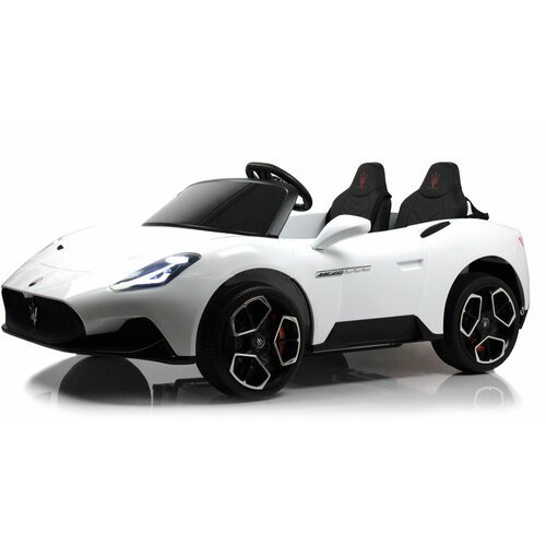 Детский электромобиль, двухместный, Maserati MC20, P111PP, c пультом управления, белый.