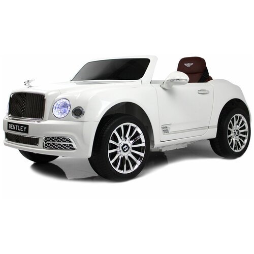 Детский электромобиль RiverToys Bentley Mulsanne (JE1006) белый