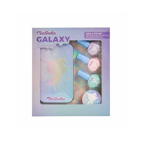 Набор для ногтей в жестяной банке 'Galaxy Dreams' Martinelia