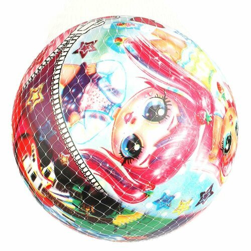 Мяч пвх куклы-модницы, 23 см, полноцвет, в сетке Играем Вместе FD-9(FLOL)