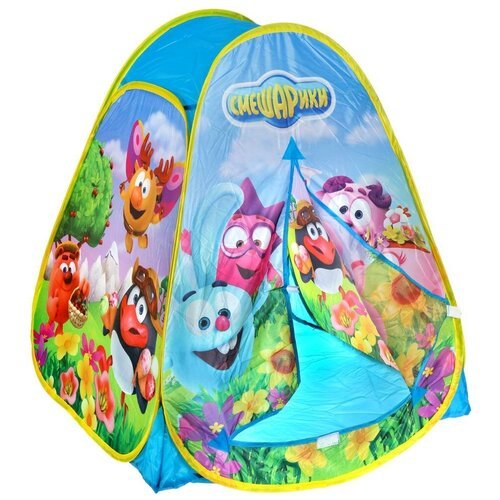 Палатка Играем вместе Смешарики конус в сумке GFA-SMESH01-R, голубой