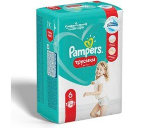 Pampers Подгузники-трусики Pants Extra Large от 15 кг 14 шт