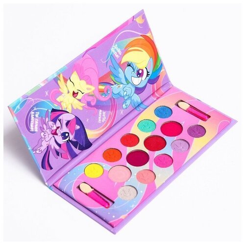 Набор косметики 'Пинки Пай' My Little Pony, тени 10 цв по 1,3 гр, блеск 4 цв по 0,8гр