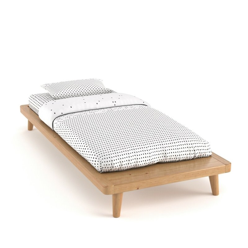 Кровать LaRedoute Кровать Jimi 90 x 190 см каштановый