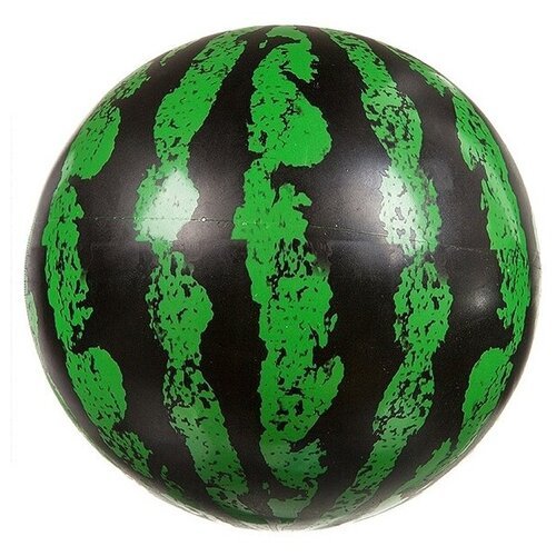 Мяч Гратвест Арбуз, 22 см, зеленый/черный
