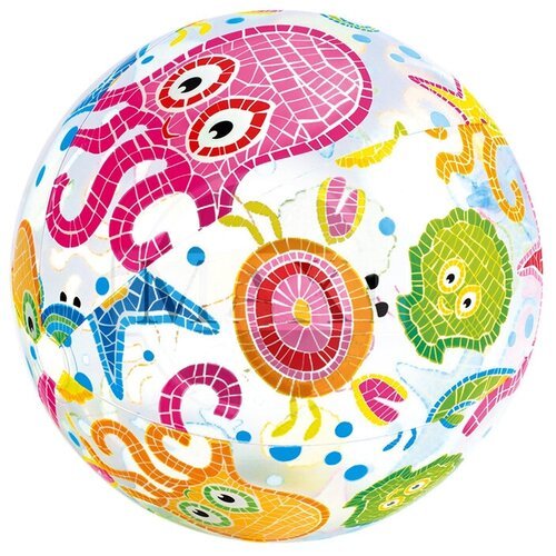 Мяч пляжный «Узоры», d=51 см, от 3 лет, цвета микс, 59040NP INTEX