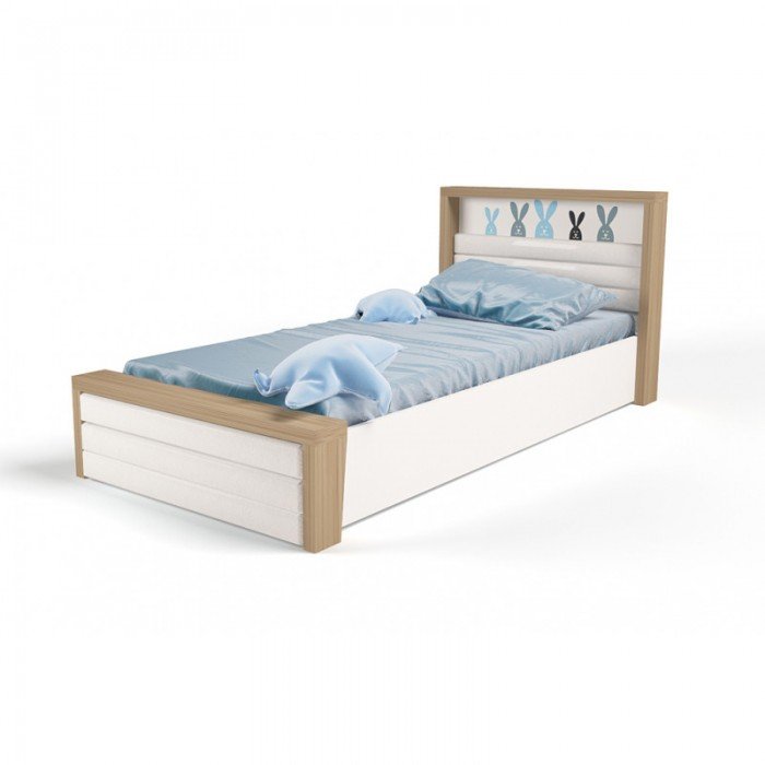 Кровати для подростков ABC-King Mix Bunny №6 c подъёмным механизмом и мягким изножьем 160x90 см