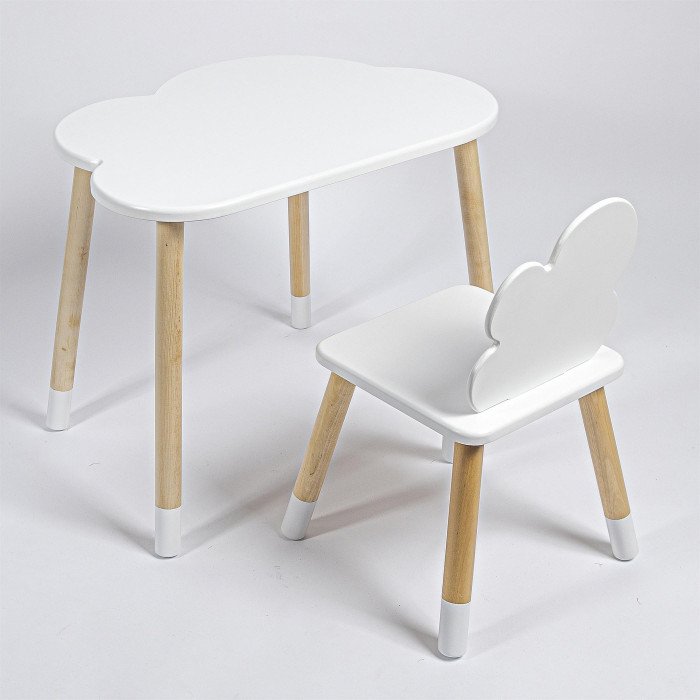 Детские столы и стулья Rolti Baby Комплект детский стол Облачко и стул Облачко