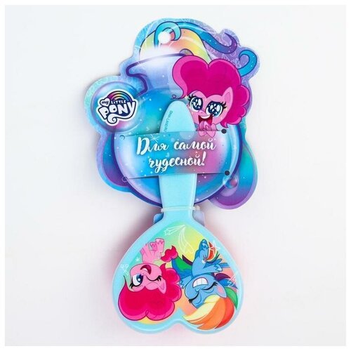 Расческа массажная в форме сердца 'Пони', My Little Pony./В упаковке шт: 1