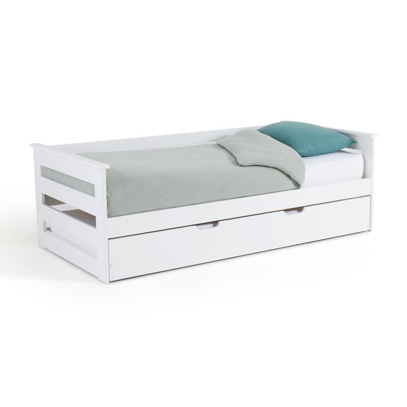 Кровать LaRedoute Кровать Двухъярусная из сосны ELLIS 90 x 190 см белый