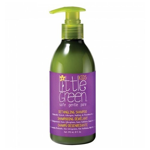 Little Green Шампунь для облегчения расчесывания и распутывания волос Kids Detangling Shampoo, 240 мл