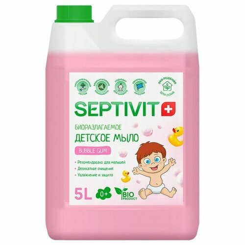 Детское мыло SEPTIVIT 'Bubble Gum' 5 л (комплект из 2 шт)
