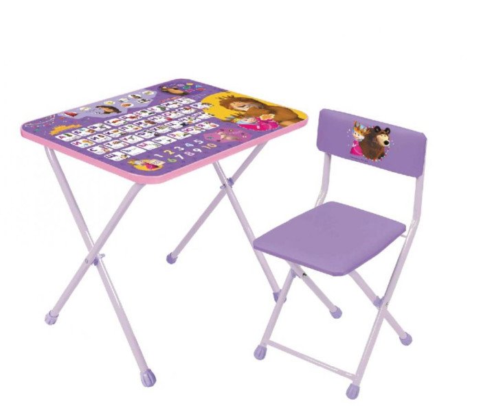 Детские столы и стулья Nika Kids Комплект Маша и Медведь
