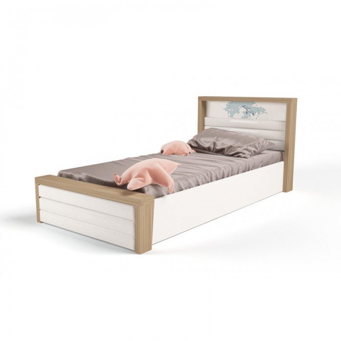 Кровати для подростков ABC-King Mix Ocean №6 c подъёмным механизмом и мягким изножьем 190x90 см