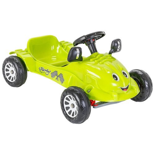 Детская педальная машина Pilsan Herby Car Green/Зеленый