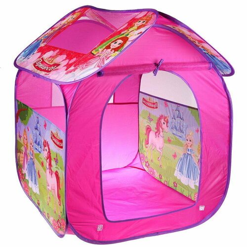 Палатка детская игровая принцессы 83х80х105см, в сумке
