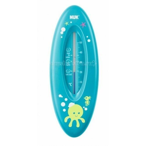 Безртутный термометр NUK Океан для ванны голубой