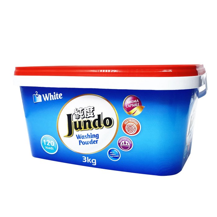 Бытовая химия Jundo Стиральный порошок для белого белья White 3 кг