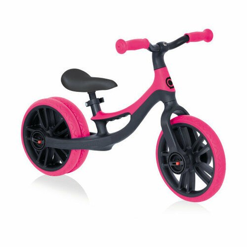 Беговел Globber Go Bike Elite Duo черно-розовый