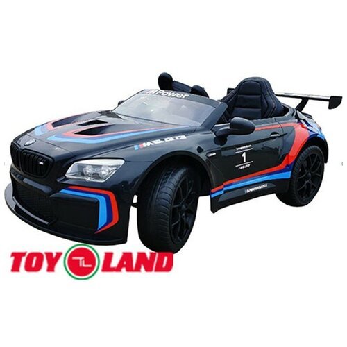 Детский автомобиль Toyland BMW М6 GT 3 чёрный