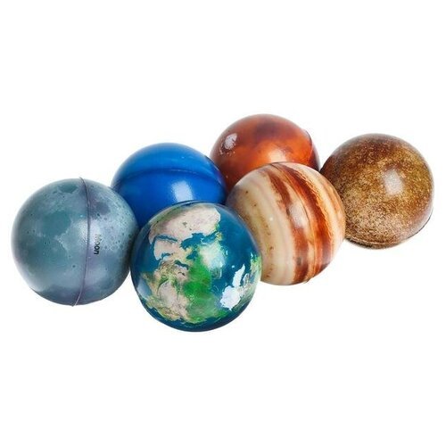 Мяч мягкий «Планета», 6,3 см, виды микс