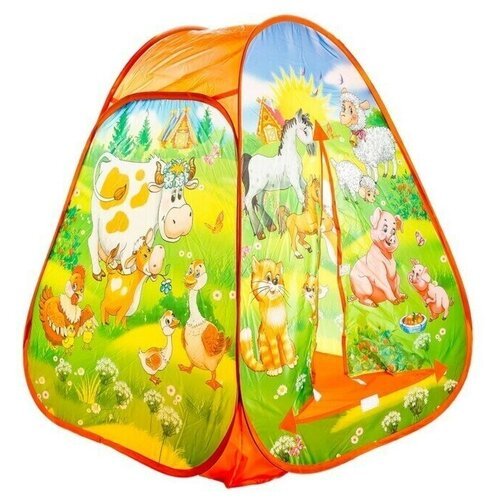 Палатка Веселая ферма, в сумке, 81х91х81см Играем вместе Life
