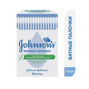 Johnson's Baby Палочки ватные 100 шт