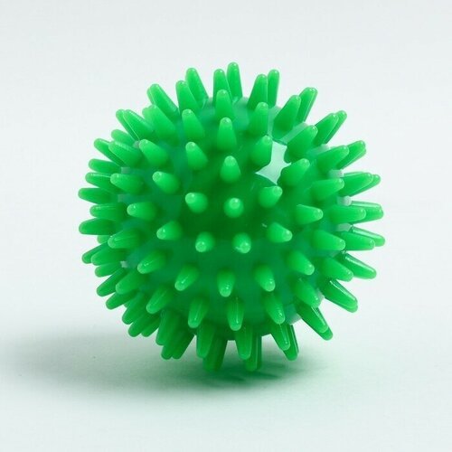 Мяч массажный d 7 см, цвет зеленый