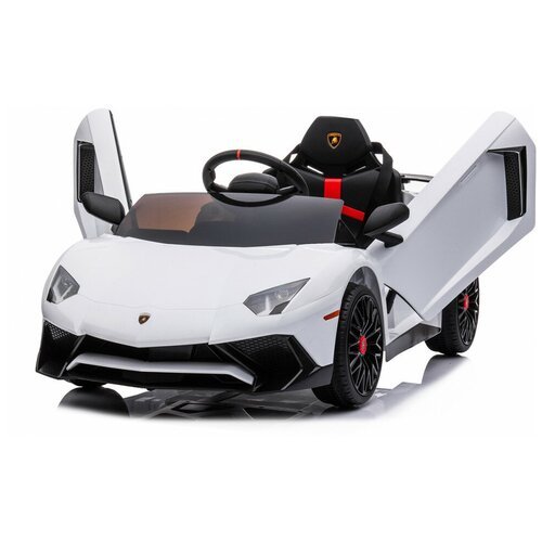 Детский электромобиль Lamborghini Aventador SV Roadster 2WD 12V - BDM0931-WHITE (BDM0931-WHITE)