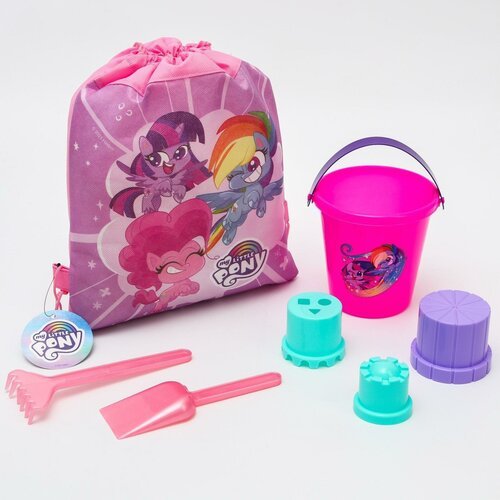 Песочный набор My Little Pony 'Озорные пони', в рюкзаке