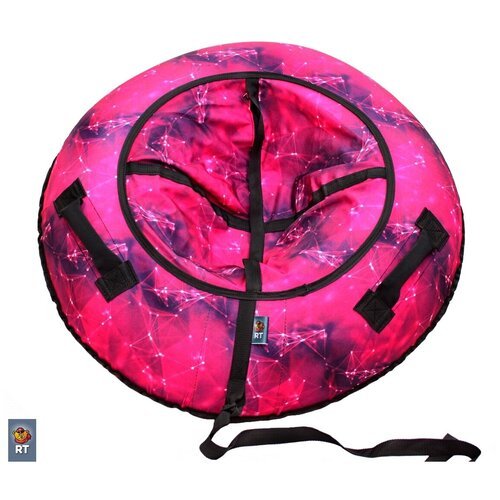 Санки надувные Тюбинг RT Созвездие розовое + автокамера, диаметр 118 см
