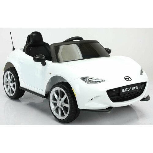 Электромобиль детский полноприводный Mazda MX-5 4х4 белый