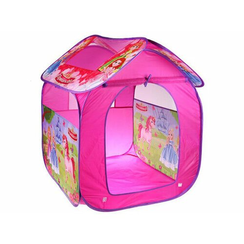 321787 Палатка детская игровая принцессы 83х80х105см, в сумке Играем вместе