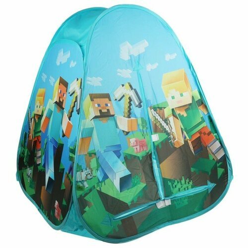 Играем вместе Палатка детская игровая «Майнкрафт», 81 × 90 × 81 см, в сумке