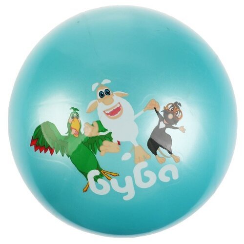 Играем вместе. Мяч 'Буба' с наклейкой, пвх 23 см в сетке арт.AD-9(BUBA)