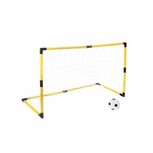 Ворота футбольные Весёлый футбол с сеткой, с мячом, Сималенд