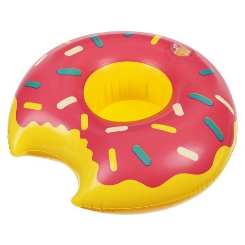 Игрушка надувная-подставка Пончик, 20 см, цвета микс