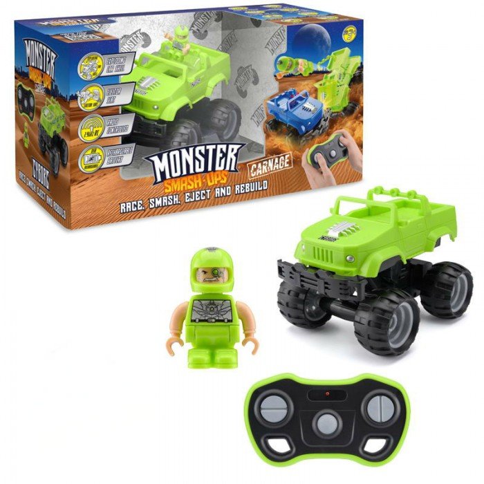 Радиоуправляемые игрушки ABtoys Cyborg Машинка разбивающийся внедорожник Monster Smash Ups на р/у