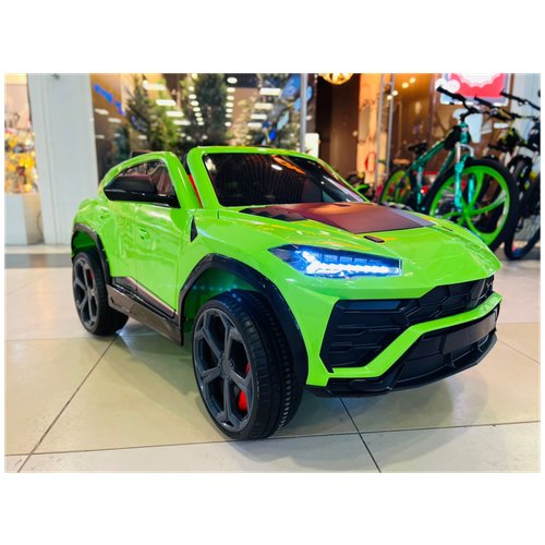 Электромобиль детский Lamborghini Urus SMT-666 зеленый полноприводный 4WD