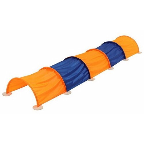 Тоннель для подлезания, длина 3.5 м, h=40 см, цвет синий/оранжевый