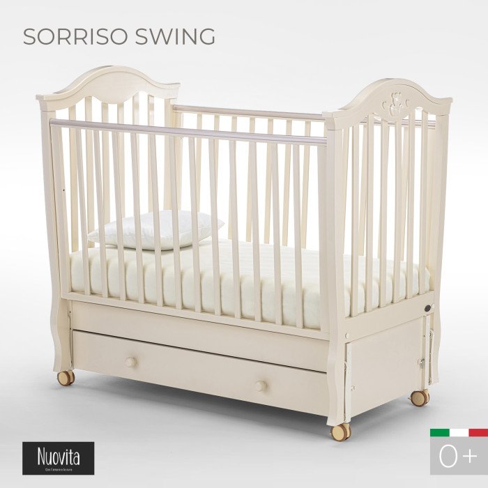 Детские кроватки Nuovita Sorriso swing продольный маятник