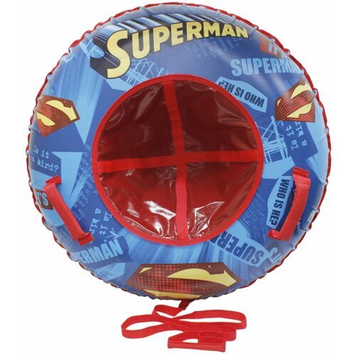 Тюбинг 1 TOY Супермен (Т10464), 85 см, голубой/красный