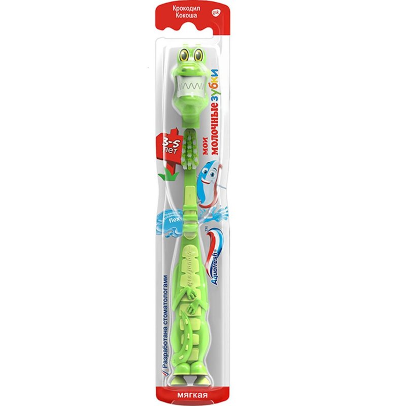 Зубная щетка для детей Aquafresh Flex-o-Frends 3-6 лет