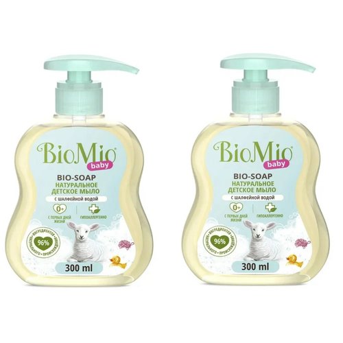 Мыло жидкое BioMio, Bio-Soap, Детское, 300 мл, 2 шт.