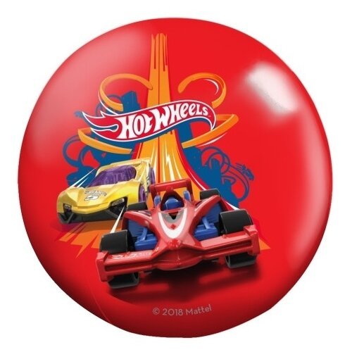 Мяч 1 TOY Hot Wheels, 15 см, красный