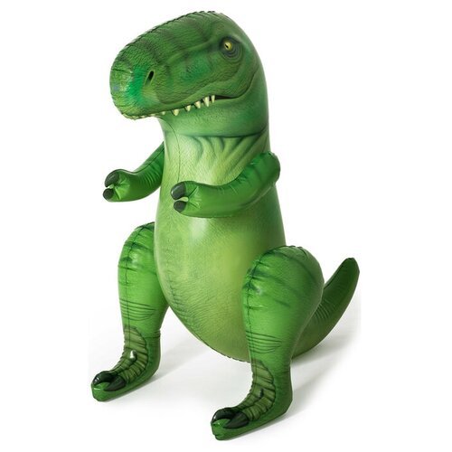 Детская большая надувная игрушка Bestway 'Динозавр', брызгалка с распылителем воды и кольцами, игры с водой, 122x99x76 см