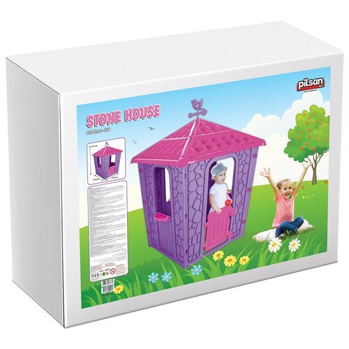 Детский игровой дом Pilsan Stone House Purple/ Фиолетовый